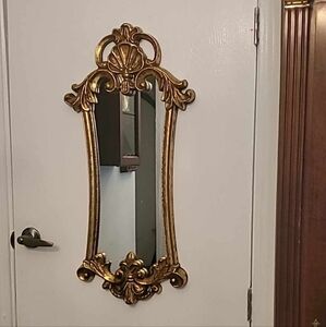 Italian Rococo Baroque Gold Wall Mirror